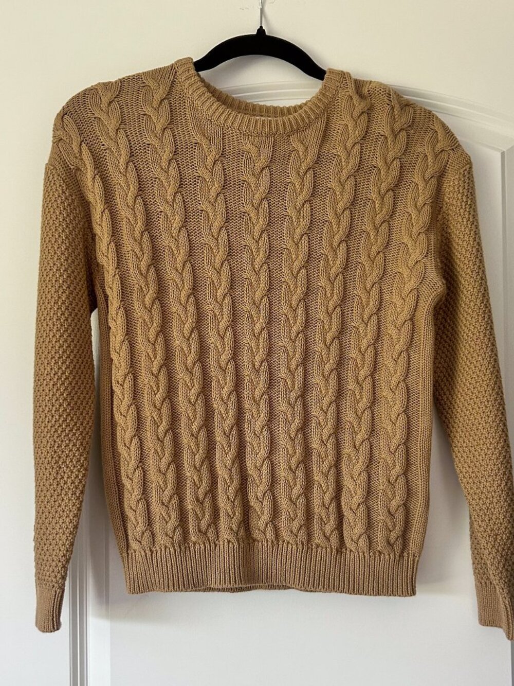 Old Navy boys sweater - camel size 10/12 Large